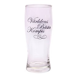 Ölglas - Perfekt Present till Bästa Kompisen Ölglas Världens Bästa Kompis
