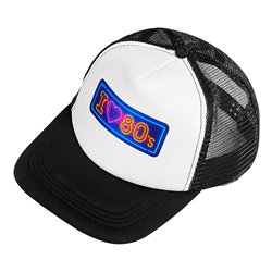 Retro Vibes 80s Truckerkeps Keps I Love 80s - One size