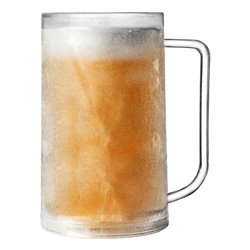 Frysbar Ölglas med Snabbfrysande Vätska i Hårdplast Frysbar Ölsejdel