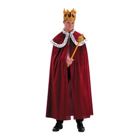 Regal Plyschkappa i Majestätiskt Crimson Regal Plyschkappa i Majestätiskt Crimson