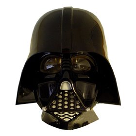 Star Wars Halvskalig Darth Vader Hårdplast Mask med Resårband Star Wars Halvskalig Darth Vader Hårdplast Mask med Resårband
