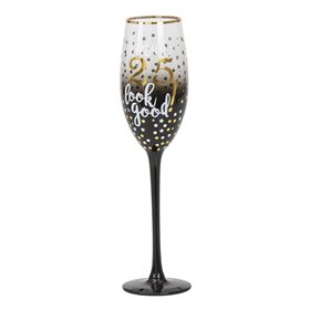25-årsjubileum Champagneglas med Stjärnor Champagneglas 25 Stars