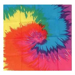 Flower Power Tie-Dye Bandana Bandana Tie-Dye