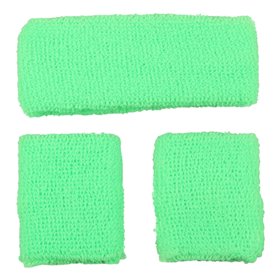Neon Vibes 80-tals Svettband Set - One Size Neon Vibes 80-tals Svettband Set - One Size