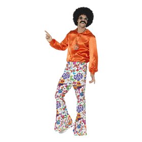 Swingin' Sixties Mönstrade Dansgolv Byxor - Large Swingin' Sixties Mönstrade Dansgolv Byxor - Large